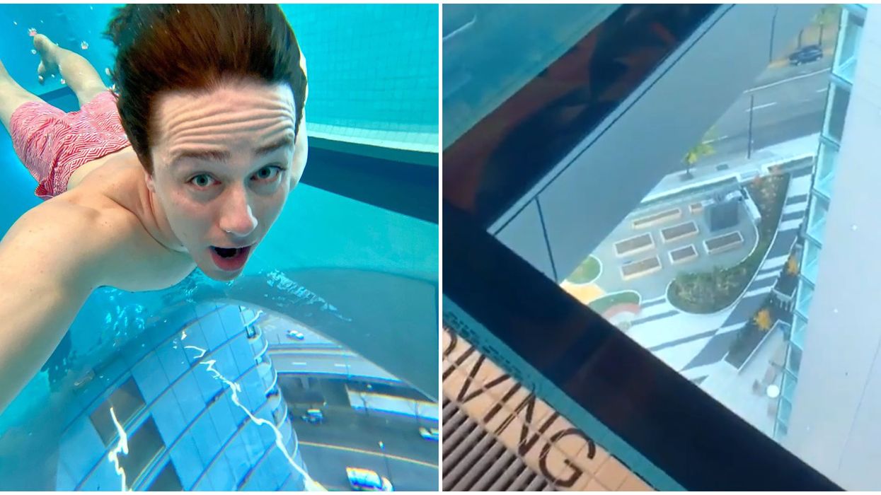 Vancouver Airbnb With A Glass-bottom Pool Where You Can Swim Over The City