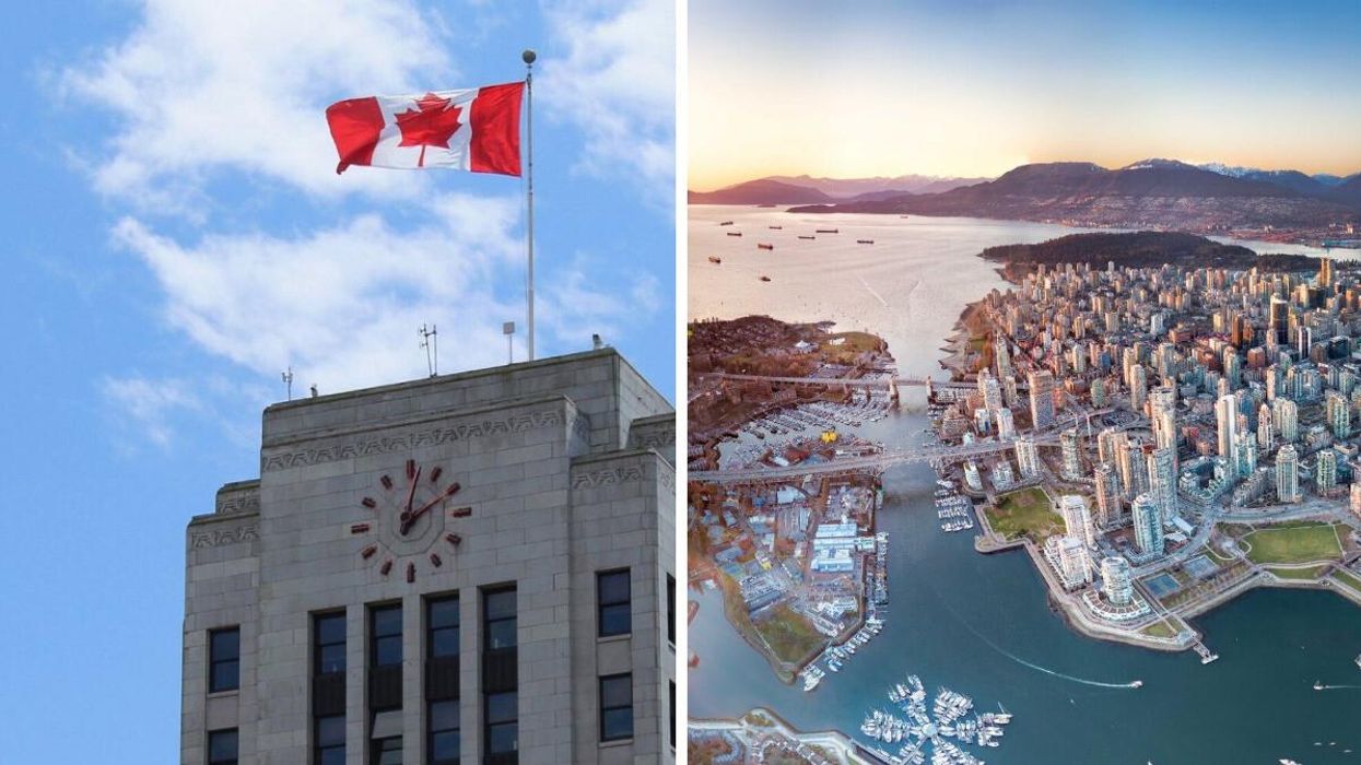 Vancouver City Hall. Right: City of Vancouver.