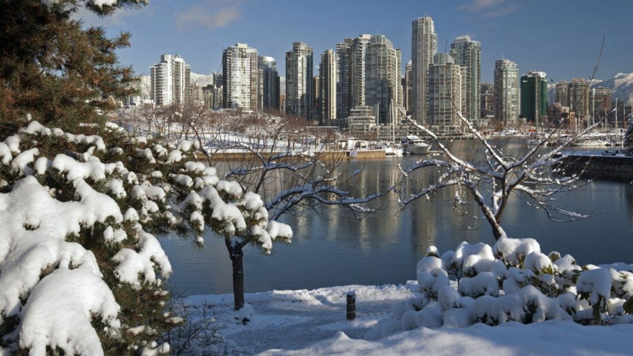 Vancouver in the snow.