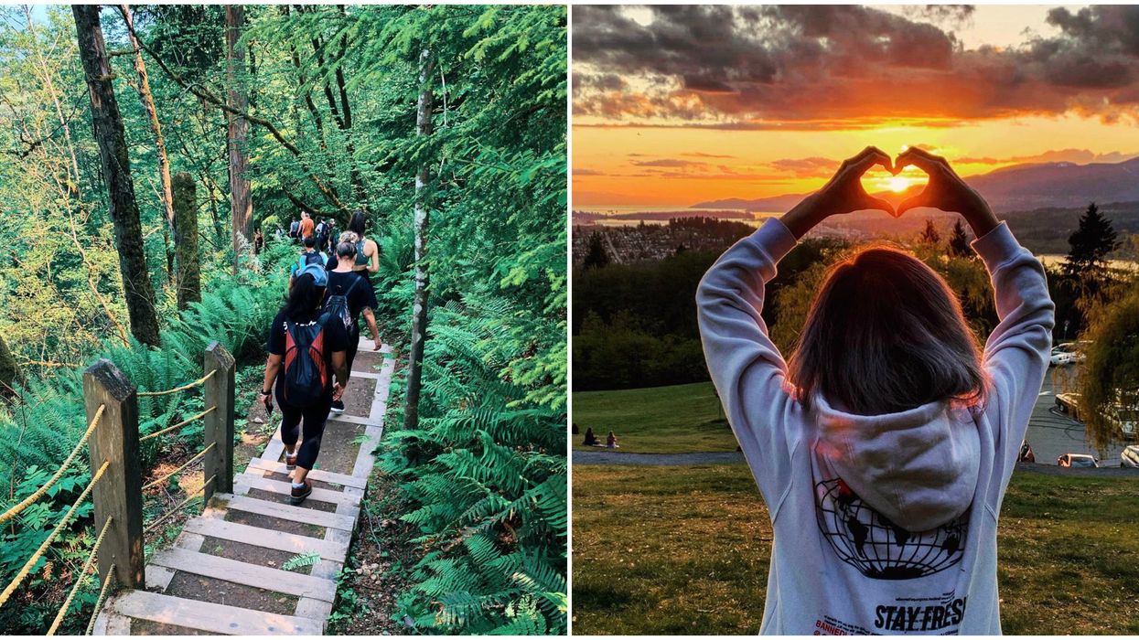 Vancouver Lookout Point Can Be Found At The End Of This Secret Staircase Trail
