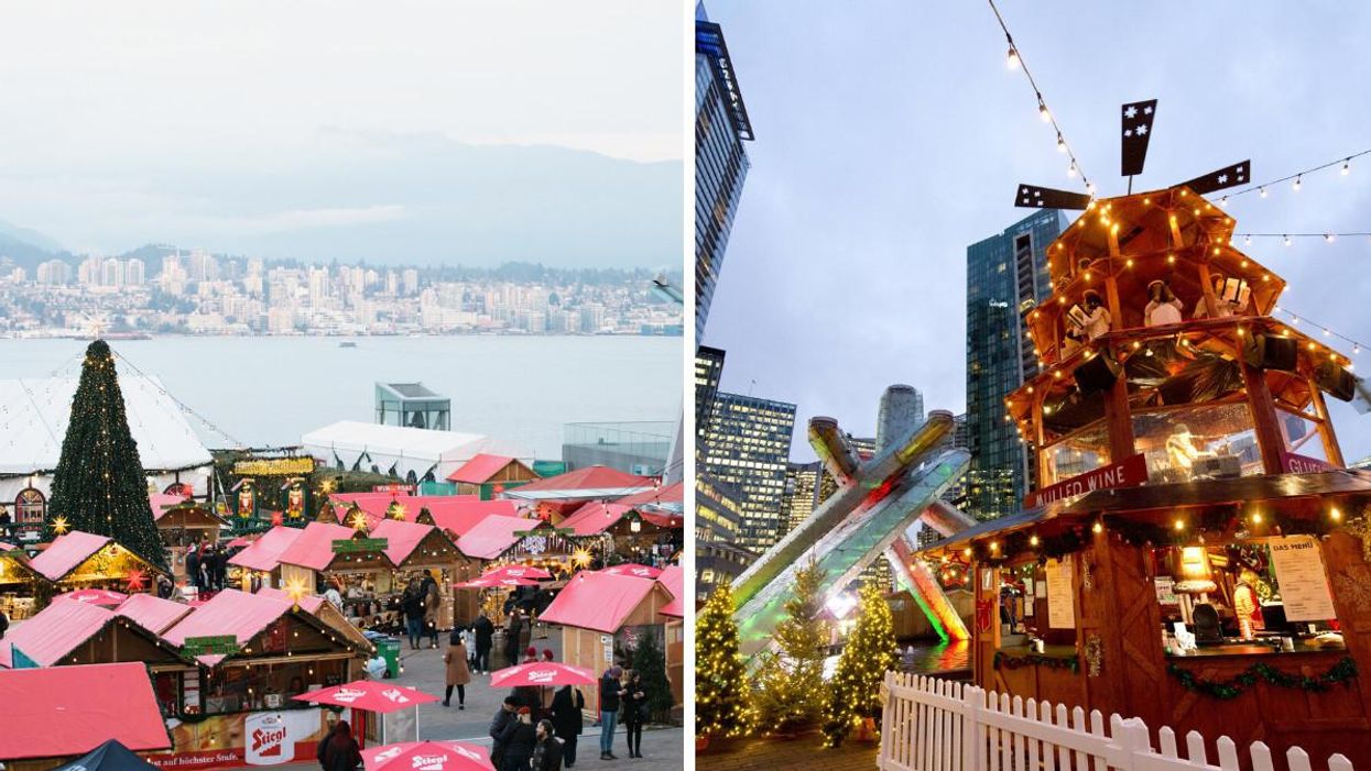 Vancouver Outdoor Christmas Market Is Back & It Has Serious European Village Vibes