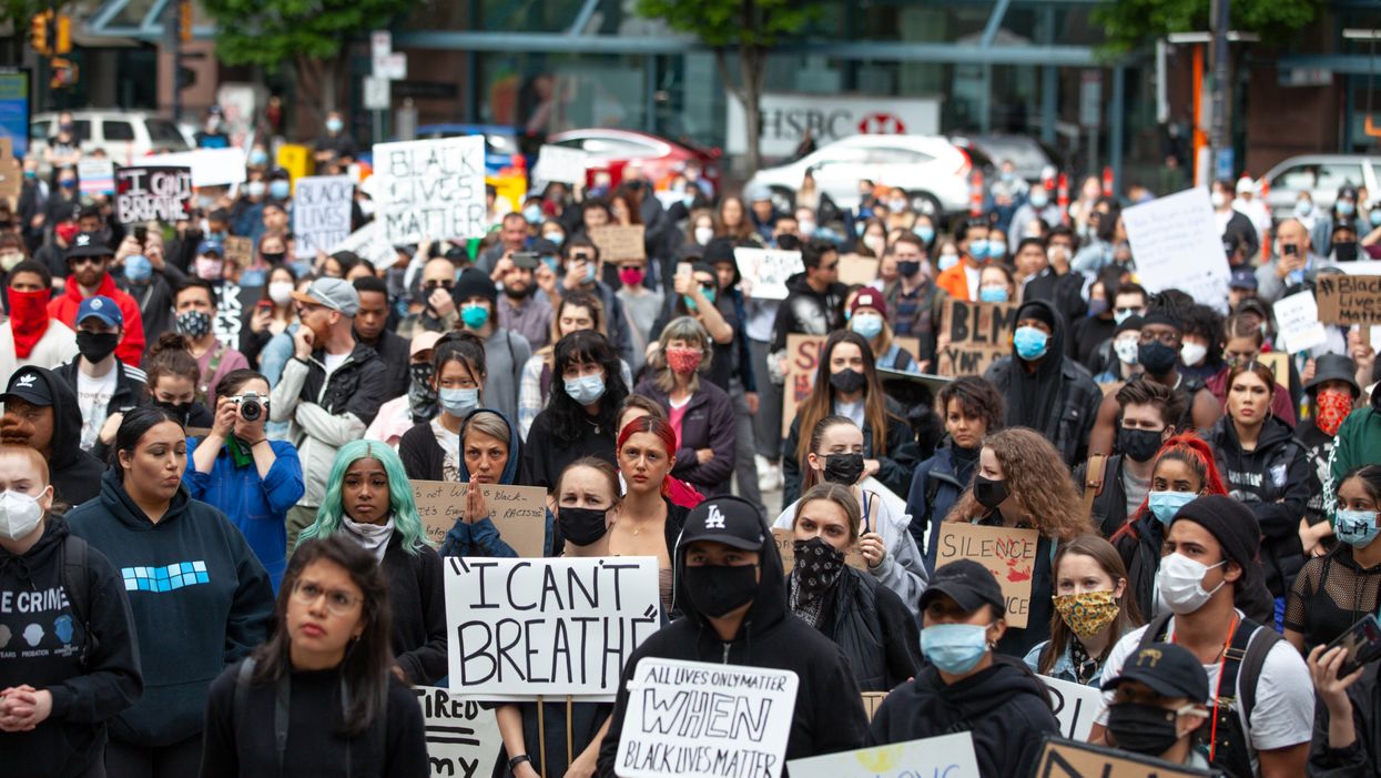 Vancouver Protest Today Is Looking Massive But Marching Is A No-Go