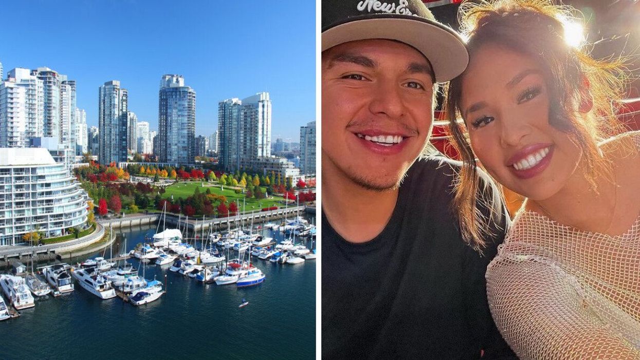 Vancouver. Right: Ethan and Lenasia Bear.