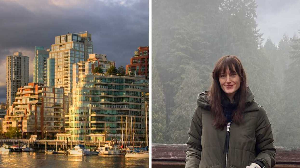 Vancouver. Right: Someone in BC.