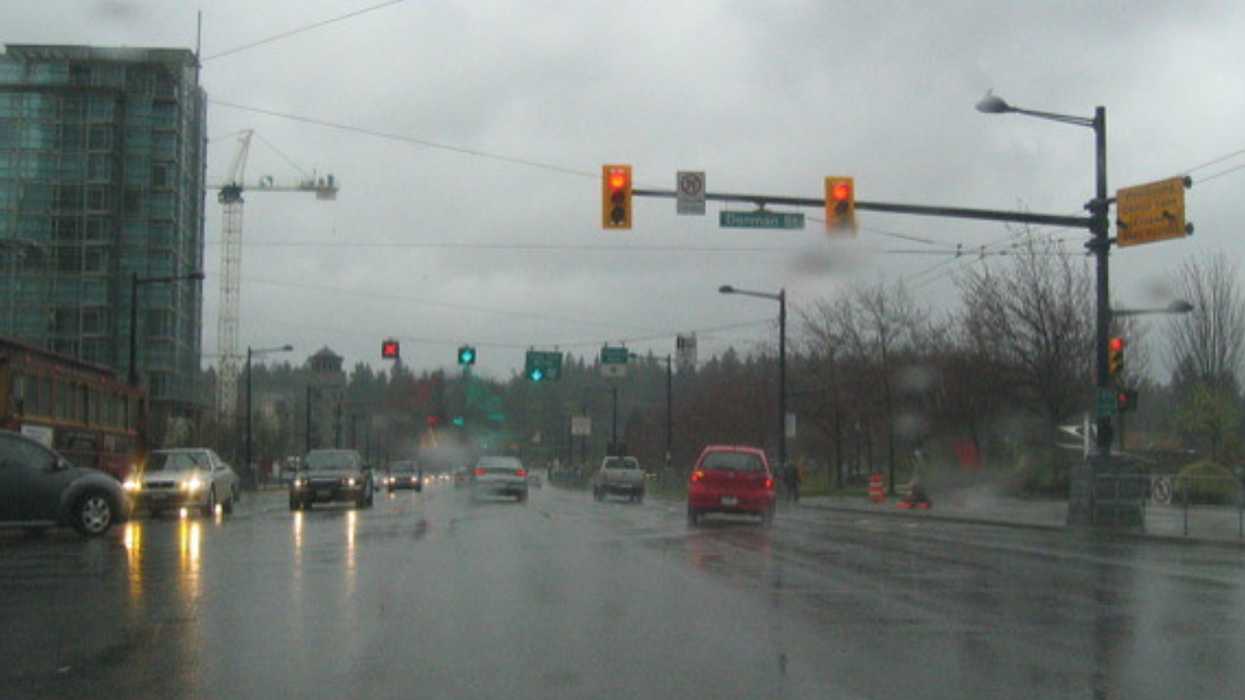 Vancouver's First Rainstorm Of Fall Is Bringing A Ton Of 'Sideways Rain' Right In Your Face