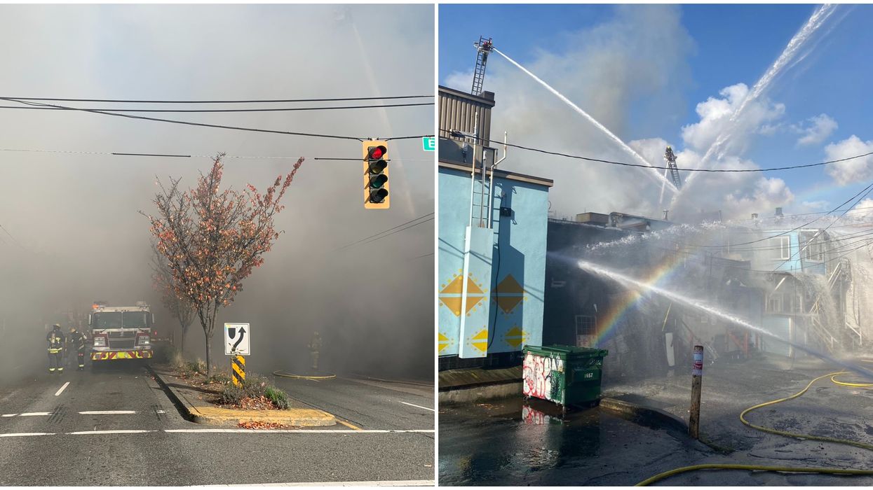Vancouver's Frenchies Diner On Broadway & Main Just Went Up In Flames (PHOTOS)