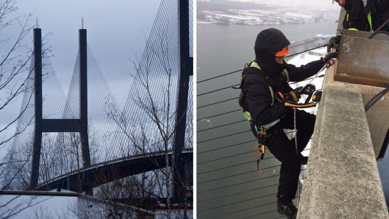 Vancouver's Huge Suspension Bridges Are Being Prepped For 'Ice Bombs' & Here's How It Works