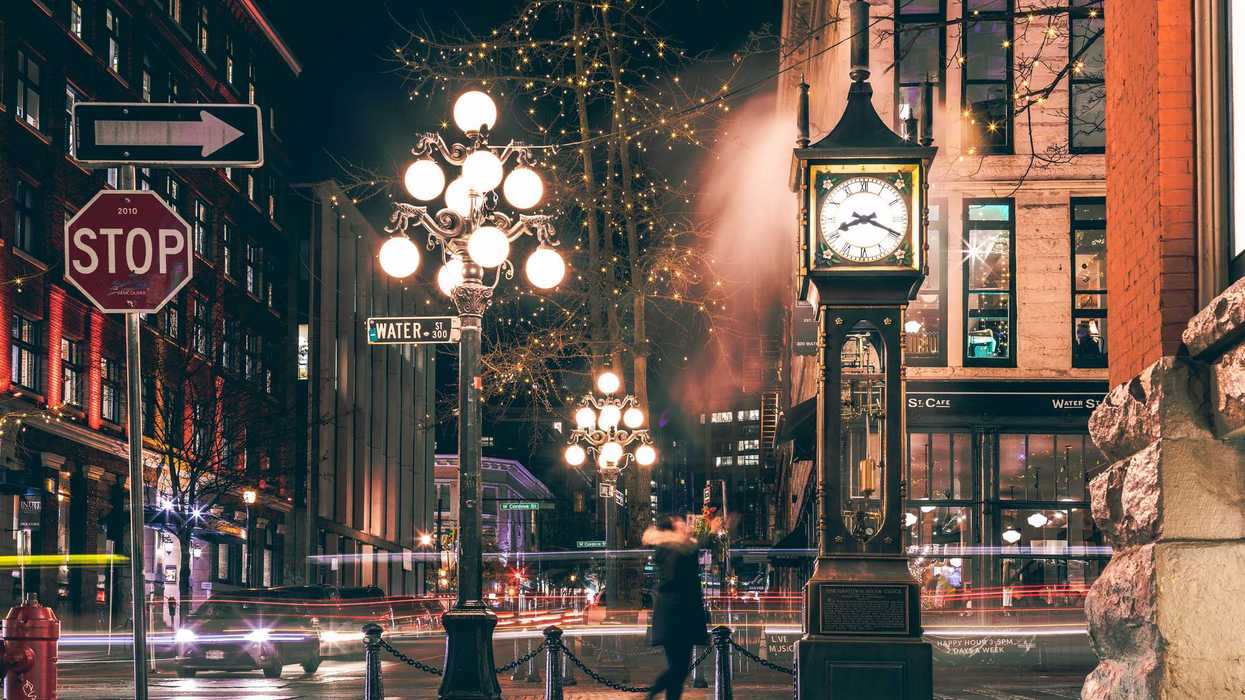 Vancouver's iconic Gastown steam clock.