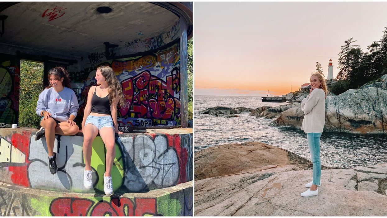 Vancouver's Lighthouse Park Has A Secret Graffiti-Covered Abandoned Bunker