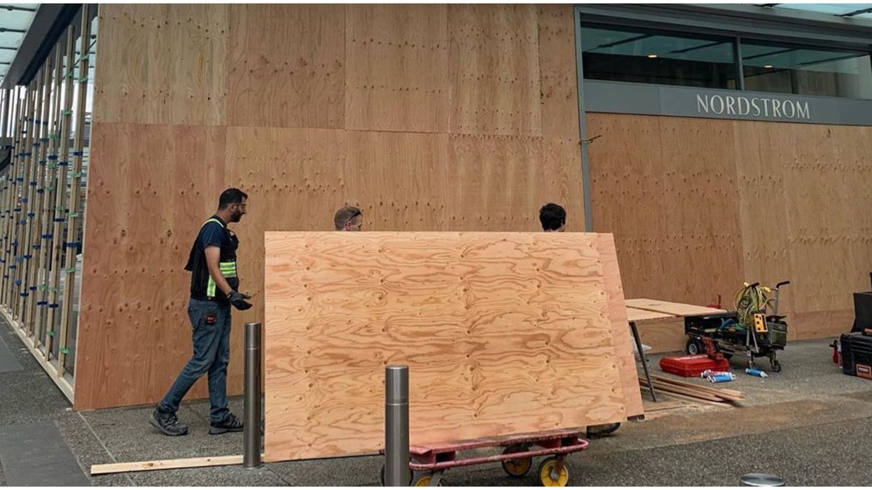 Vancouver's Nordstrom Is Boarded Up Tight After US Stores Were Looted