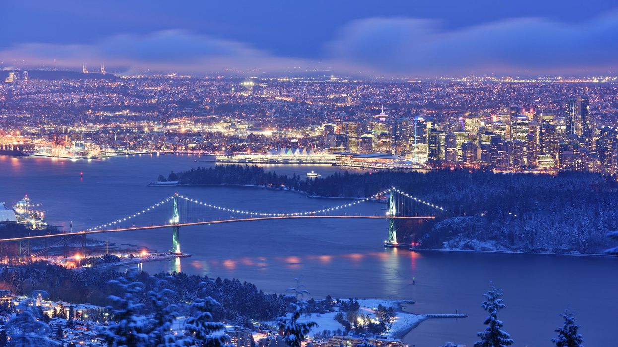 Vancouver Weather Forecast Calls For First Snow Of The Season Today & It'll Be A Slushy Mess
