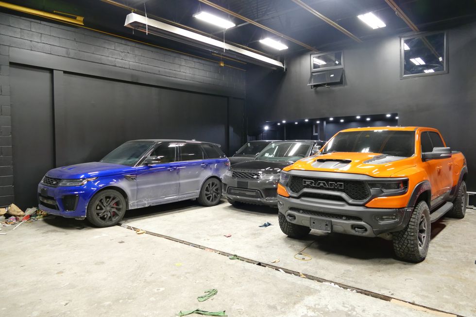 Vehicled seized as part of Project Touchdown.