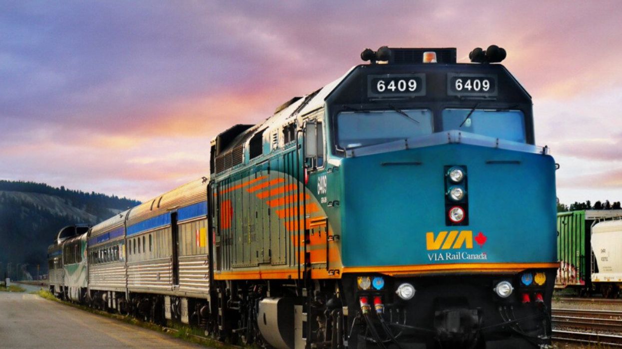 VIA Rail train.