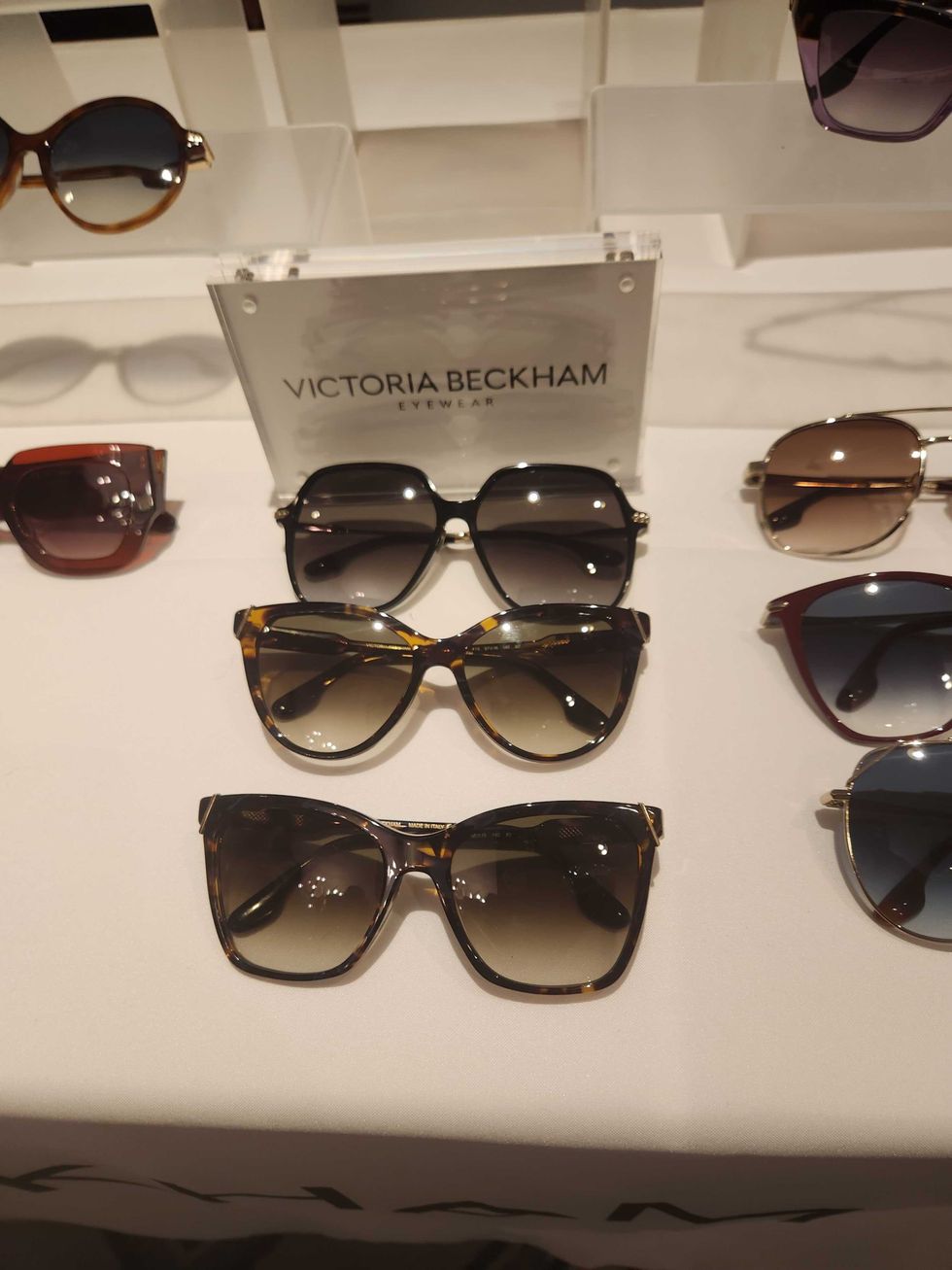 Victoria Beckham sunglasses at the TIFF 2023 Bask-It-Style media preview.