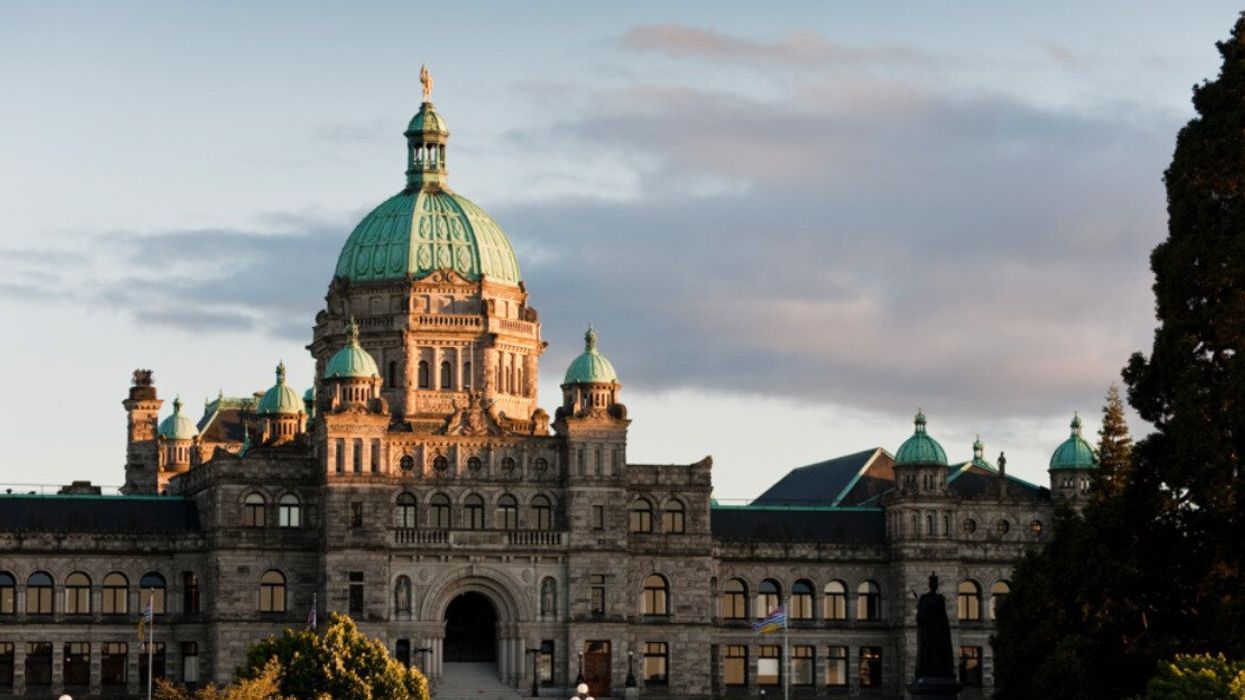 Victoria, British Columbia Parliament Building.