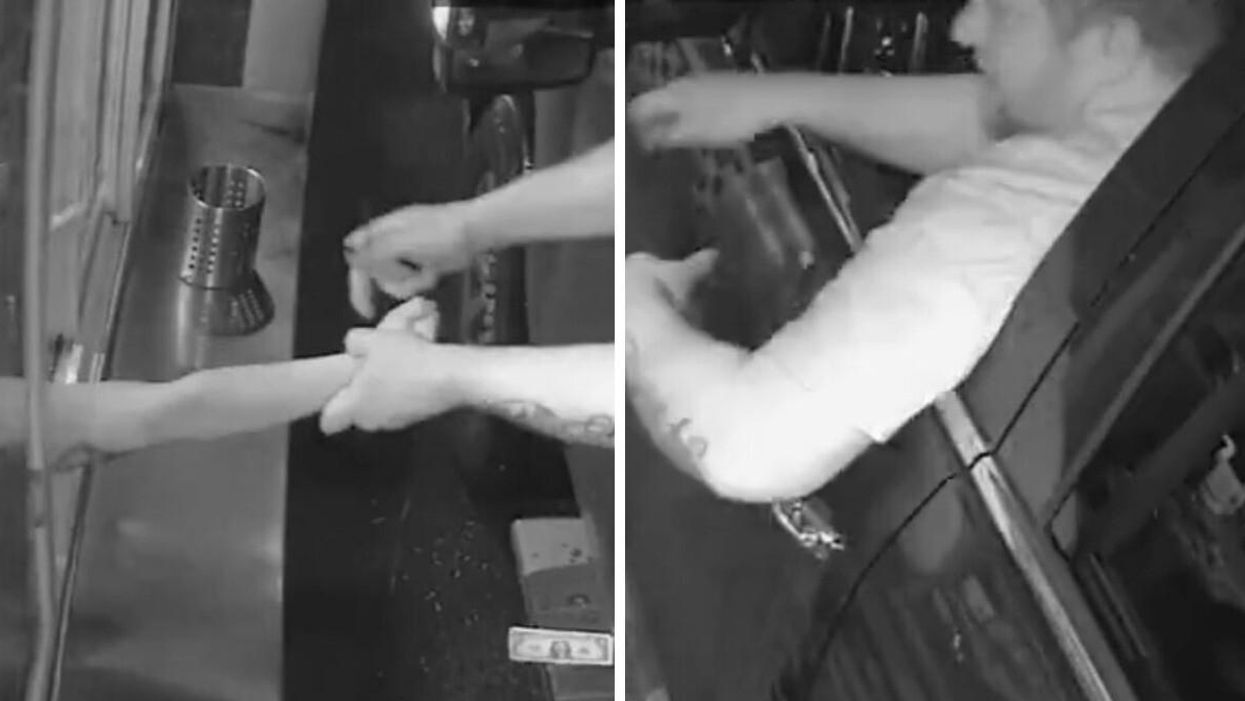 Video of the kidnapping attempt.