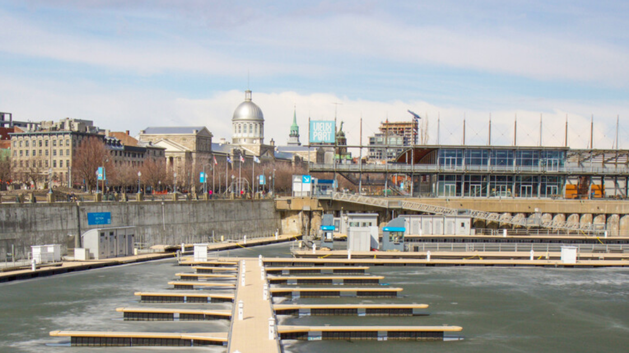 Vieux-Port de Montréal au printemps.