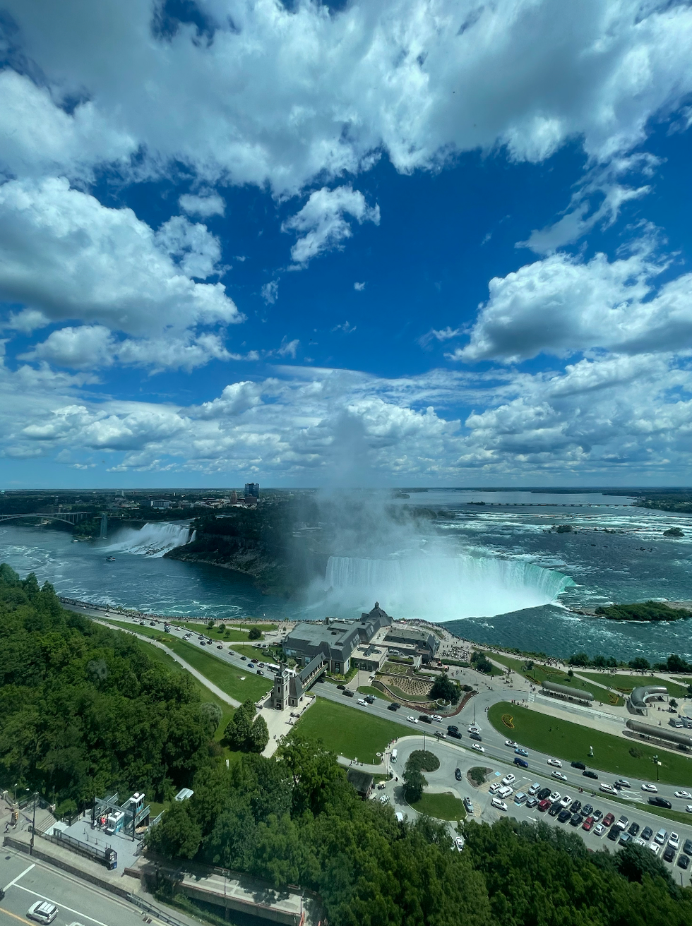 View from the IHOP in Niagara Falls.