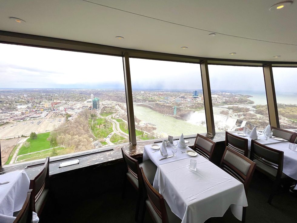 View from the restaurant.