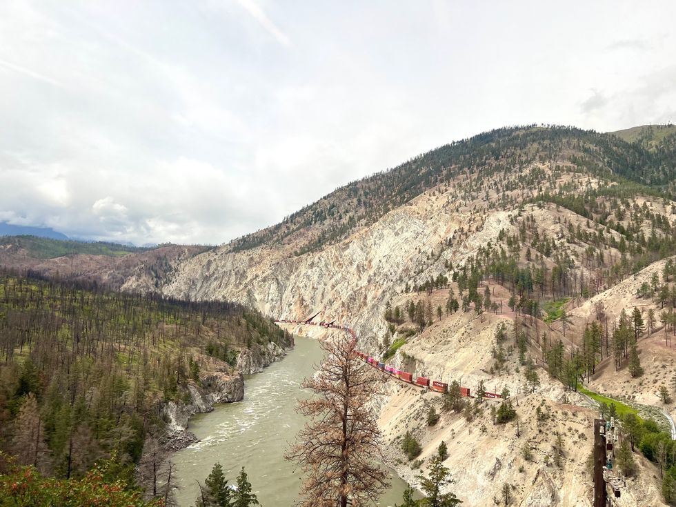 View from the train.