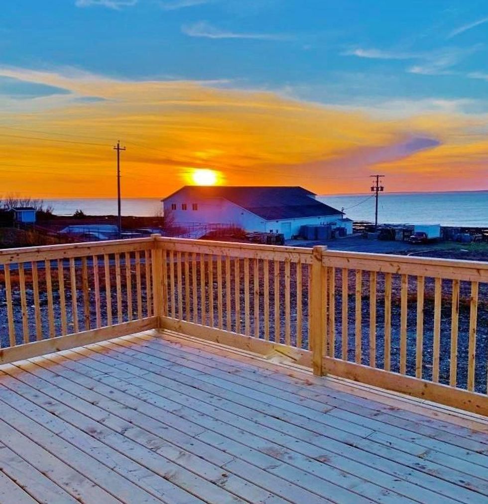 Views from the deck.