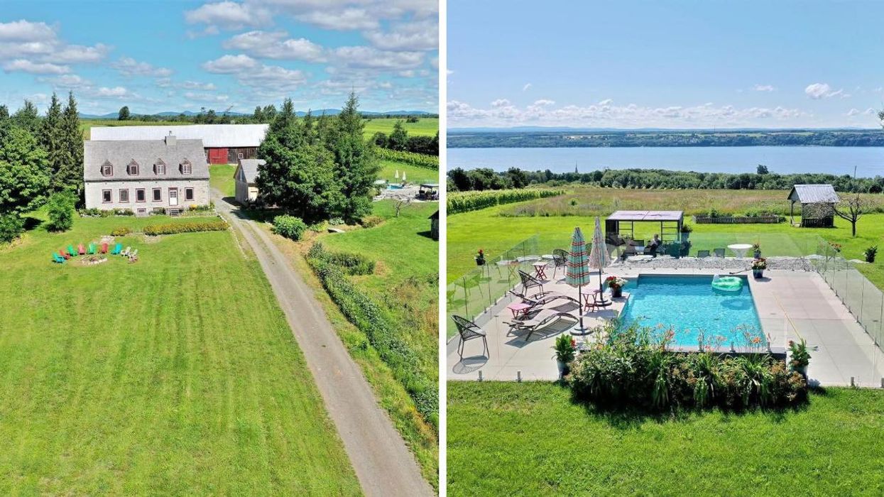 Vignoble à vendre sur l'île d'Orléans.