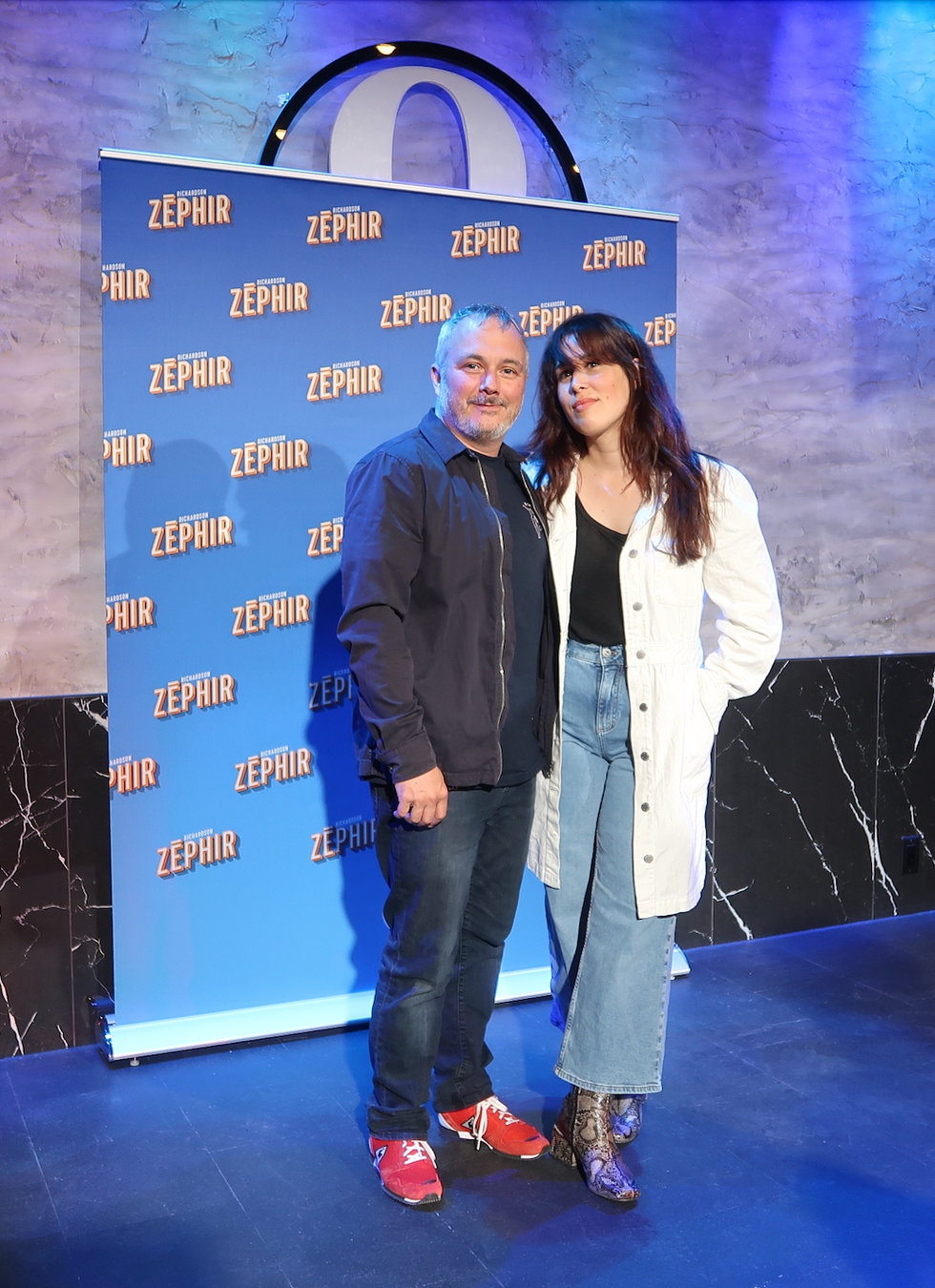 Vincent Bolduc et Melissa Maya Falkenberg au premier one-man show de Richardson Z\u00e9phir.