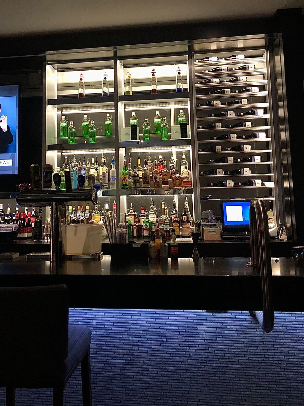 Bar VIP en el Cineplex Cinemas Marine.