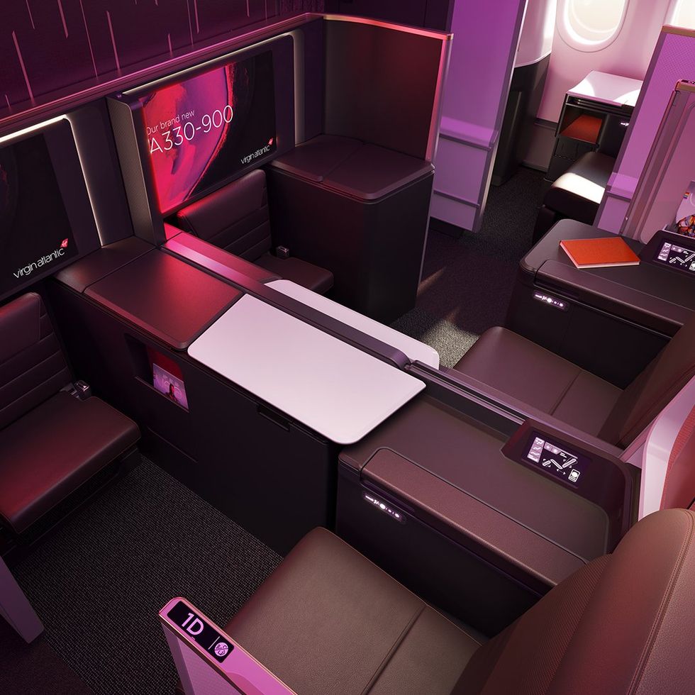 Virgin Atlantic's Upper Class seats.