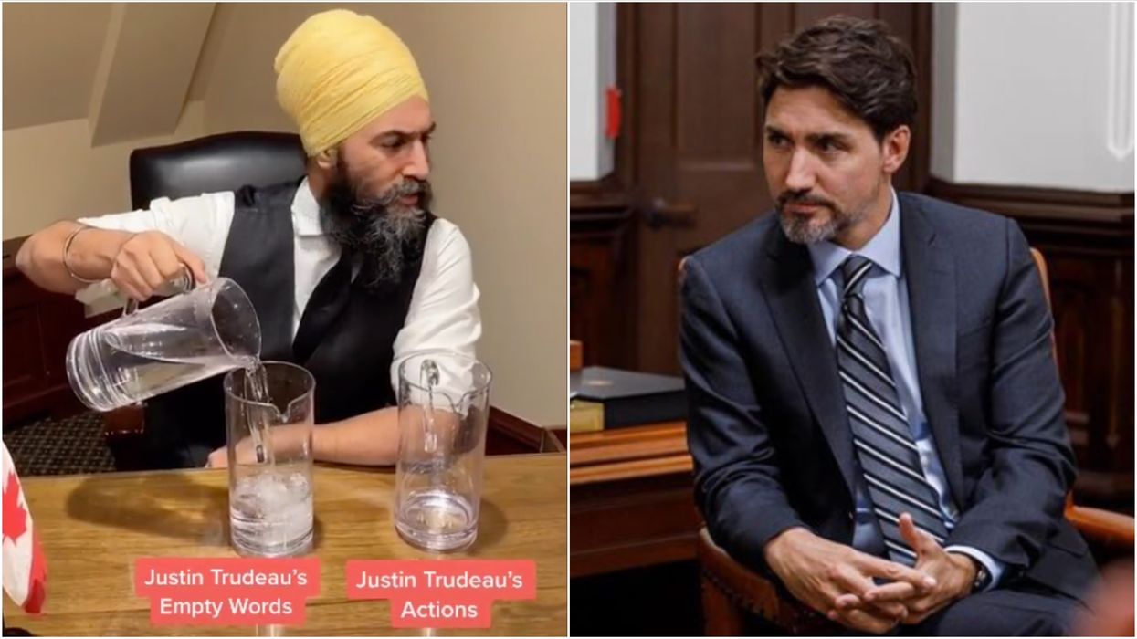 vJagmeet Singh Has Got So Sassy With Trudeau On Social Media So Many Times
