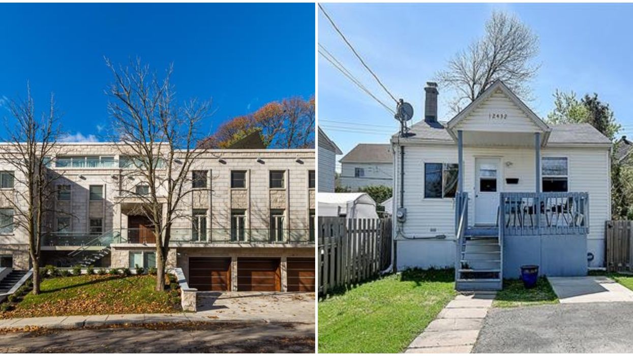 Voici la maison la plus chère en vente à Montréal VS la moins chère