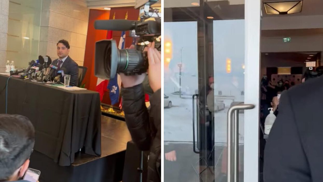 Voici qui a « crashé » la conférence de James William Awad (VIDÉO)