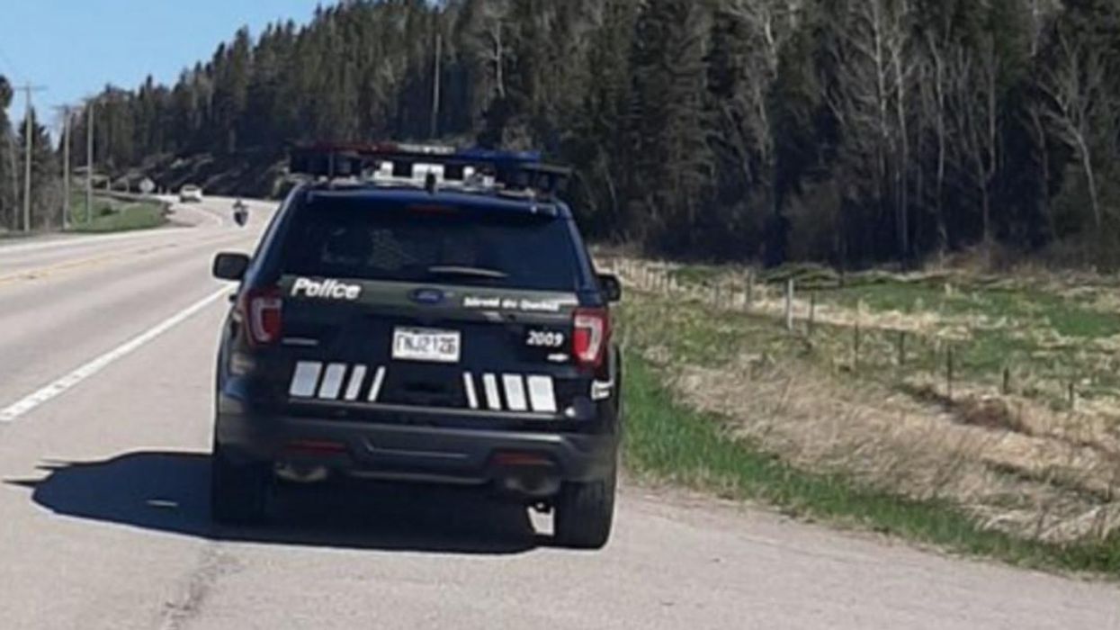 Voiture de la Sûreté du Québec.