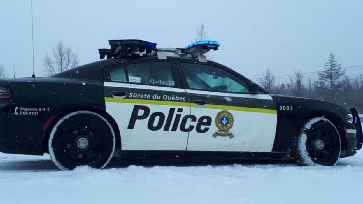 Voiture de la Sûreté du Québec.