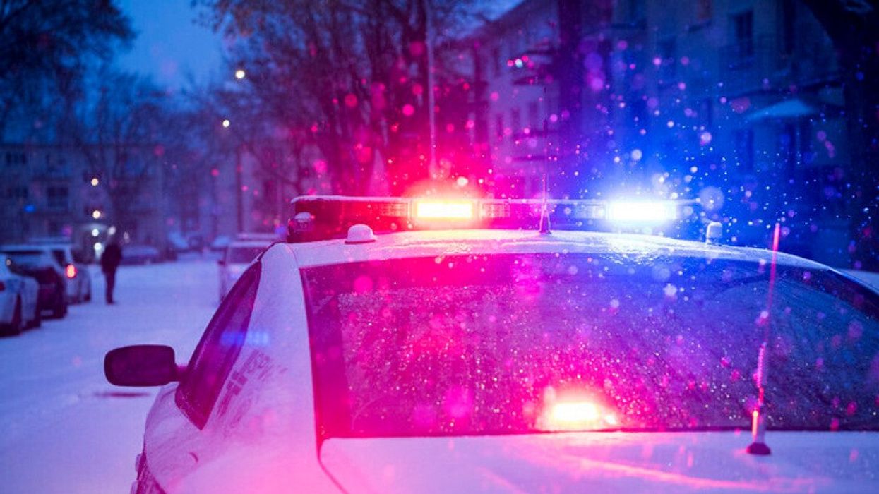 Voiture de police à Montréal.
