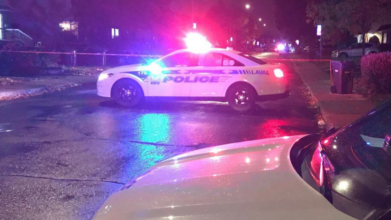 Voiture de police de Laval.