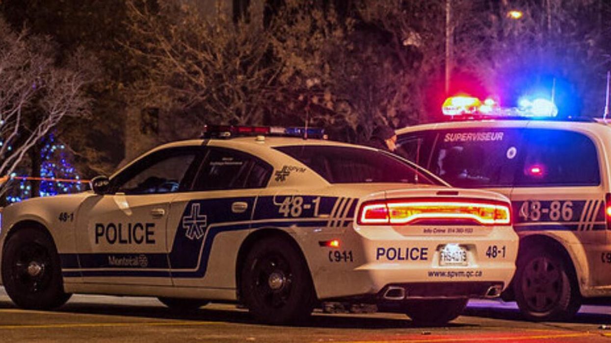 Voiture de police de Montréal.