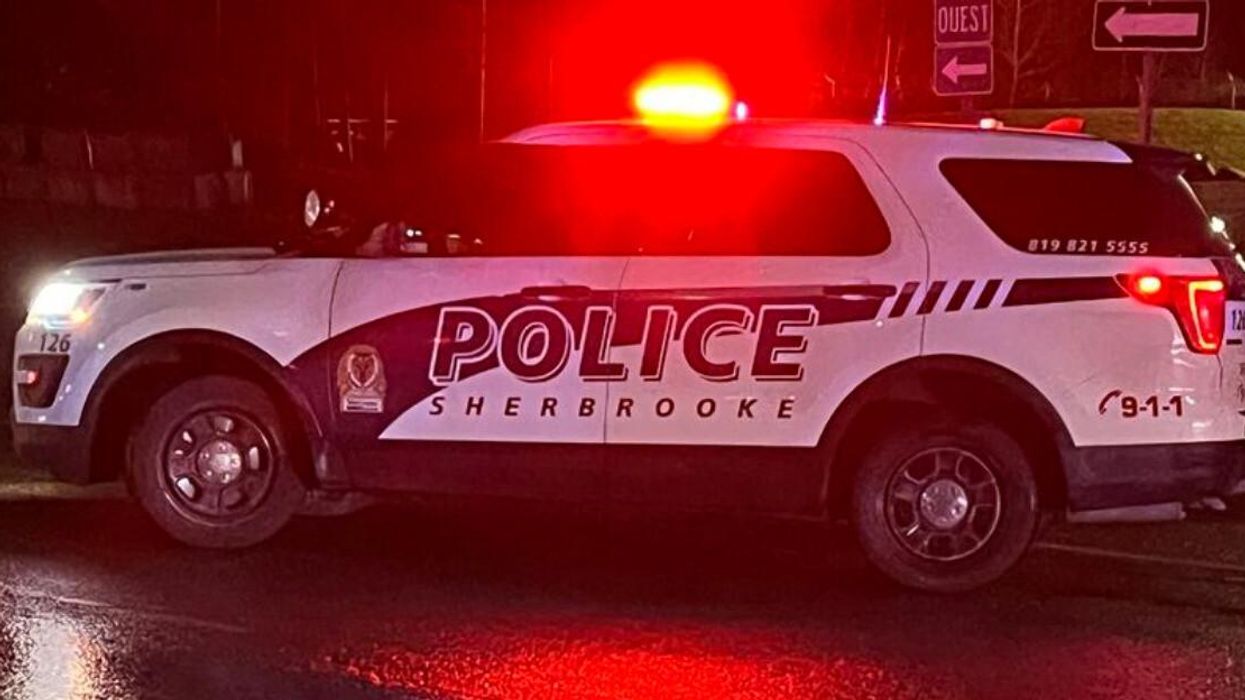 Voiture de police de Sherbrooke.