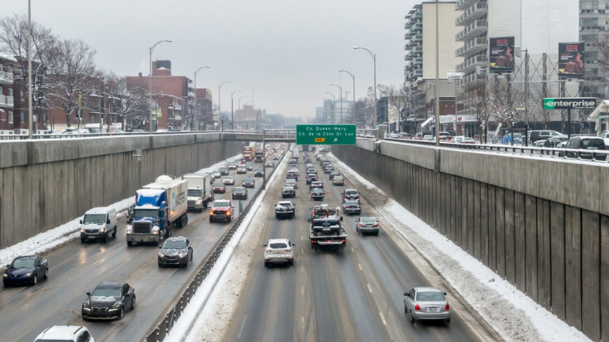 Voitures à Montréal.