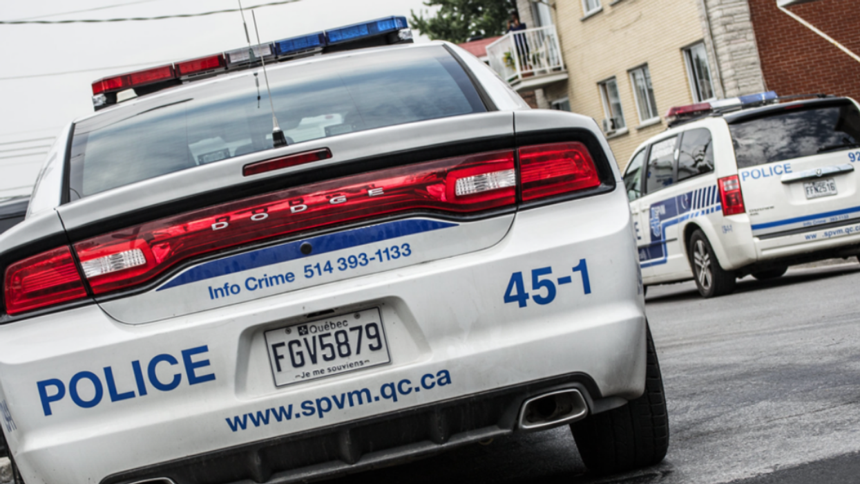 Voitures du SPVM.