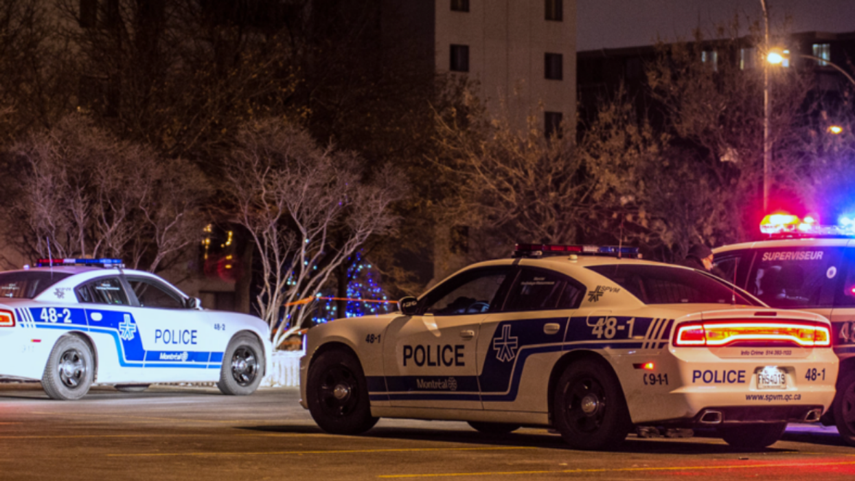 Voitures du SPVM.