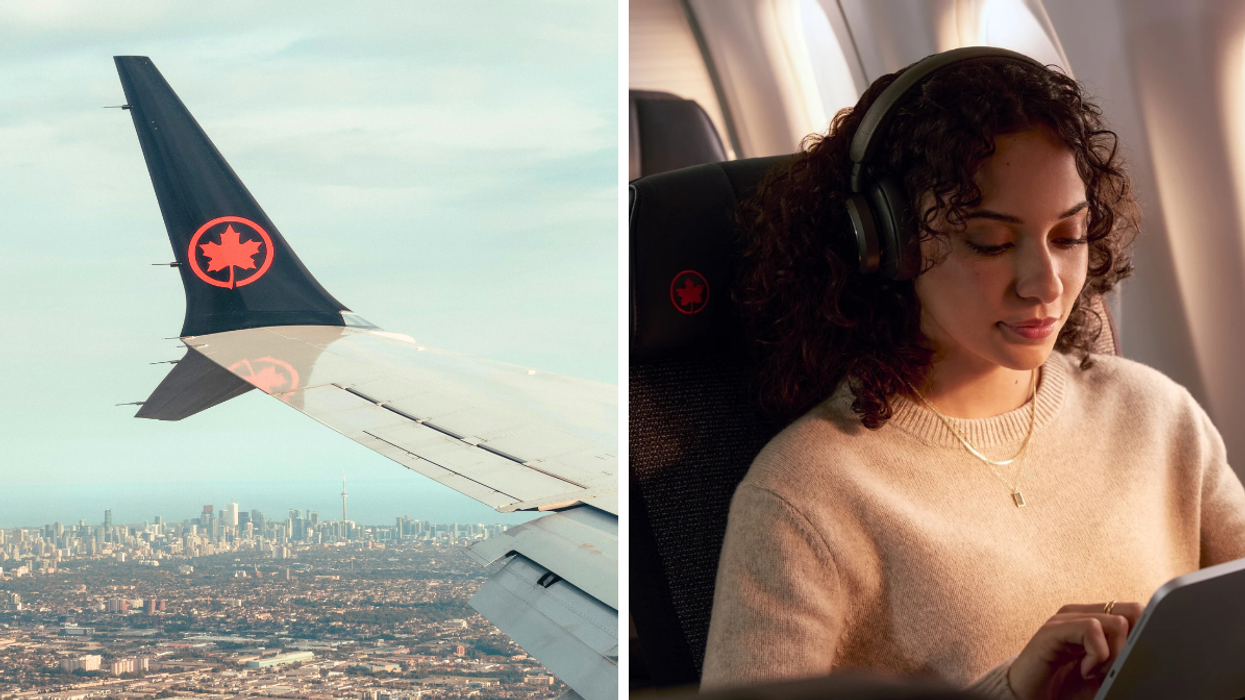 Voyager connecté avec Air Canada.