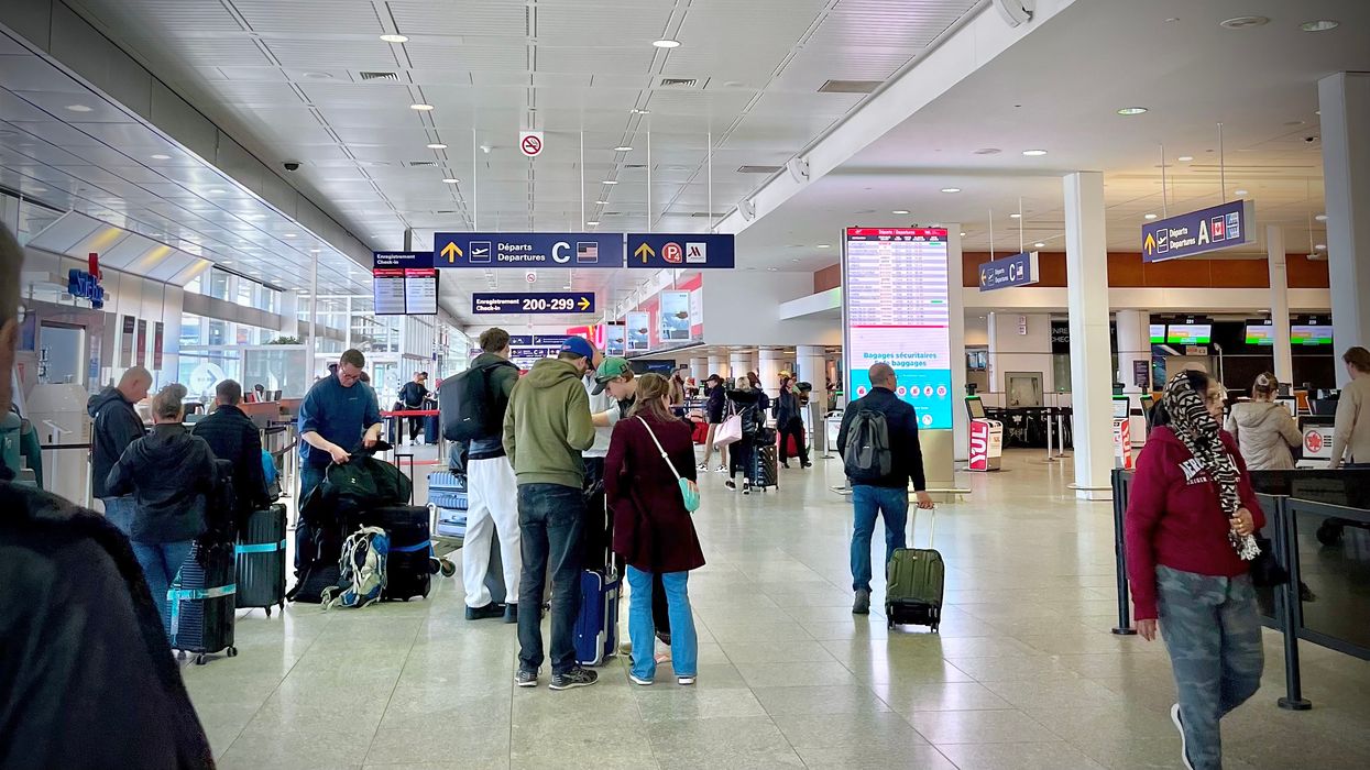 Vue de l'aéroport Montréal-Trudeau.