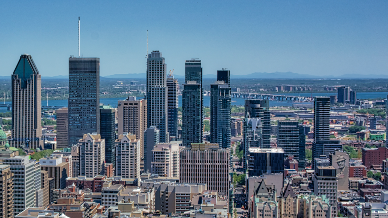 Vue de Montréal au printemps.