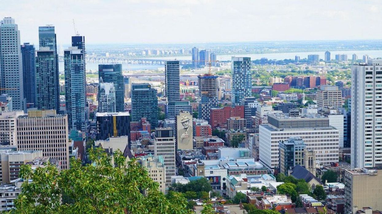 Vue de Montréal.