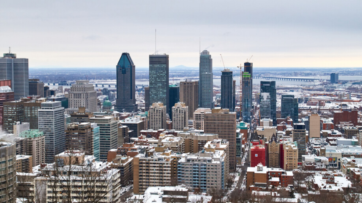 Vue de Montréal.