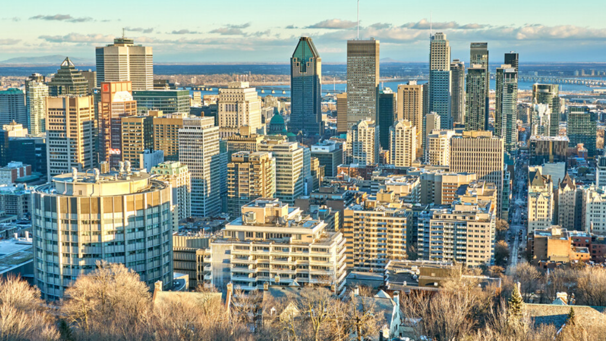 Vue de Montréal.