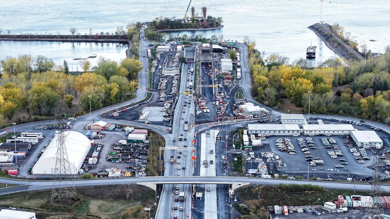 Vue du tunnel Louis-H.-La Fontaine