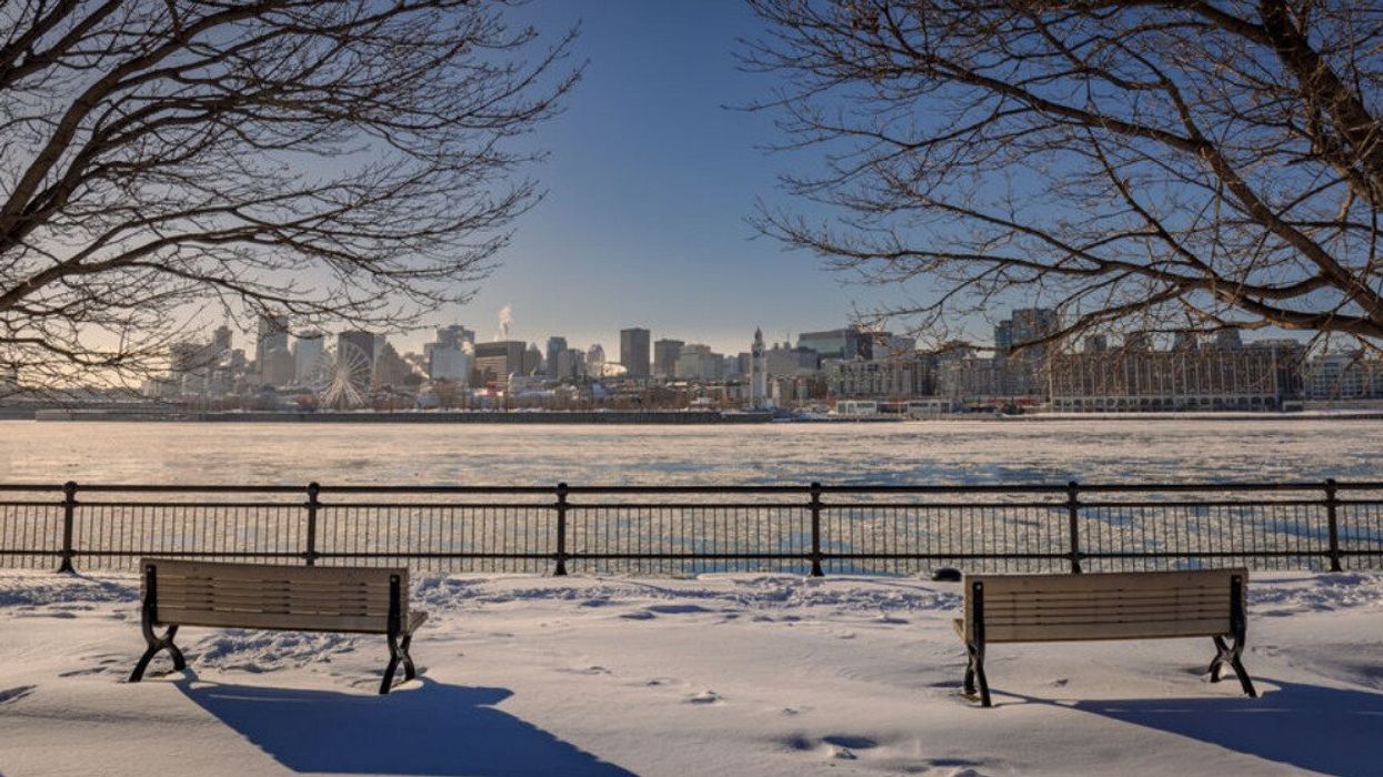 Vue sur la ville de Montréal.