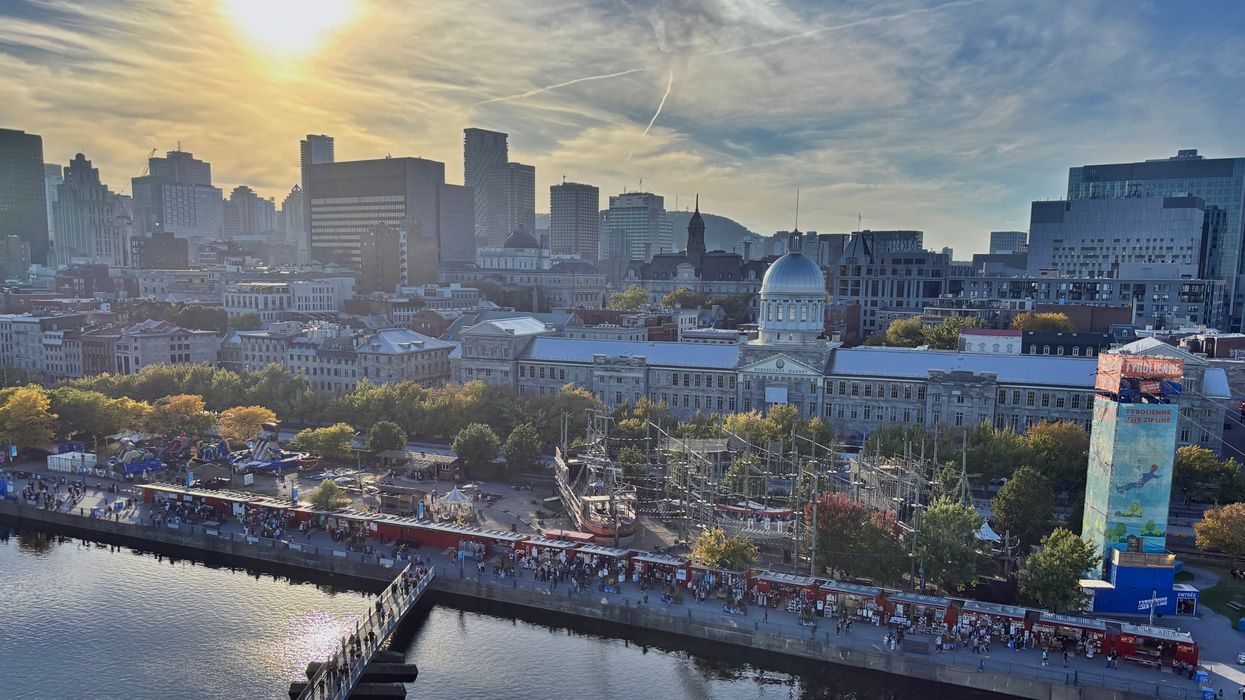 Vue sur le Vieux-Montréal.